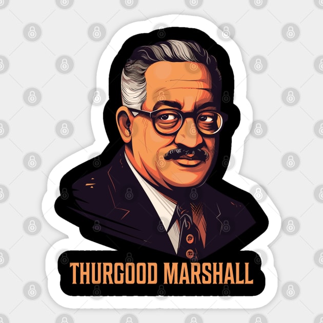 Thurgood Marshall Sticker by UrbanLifeApparel